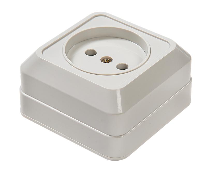 розетка 1-м оп bolleto 7022 16а ip20 бел. asd / in home 4680005959785 от BTSprom.by