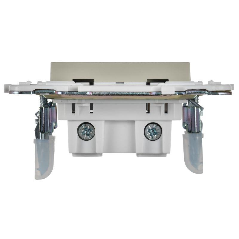  Розетка SKANDY 10А без заземл. защ. шторки SK-R01B беж. IEK SK-R13-10-K10 фото в каталоге от BTSprom.by