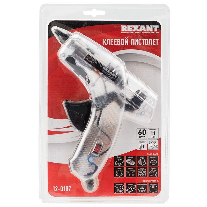  Пистолет клеевой 60Вт большой (кор.) REXANT 12-0107 фото в каталоге от BTSprom.by