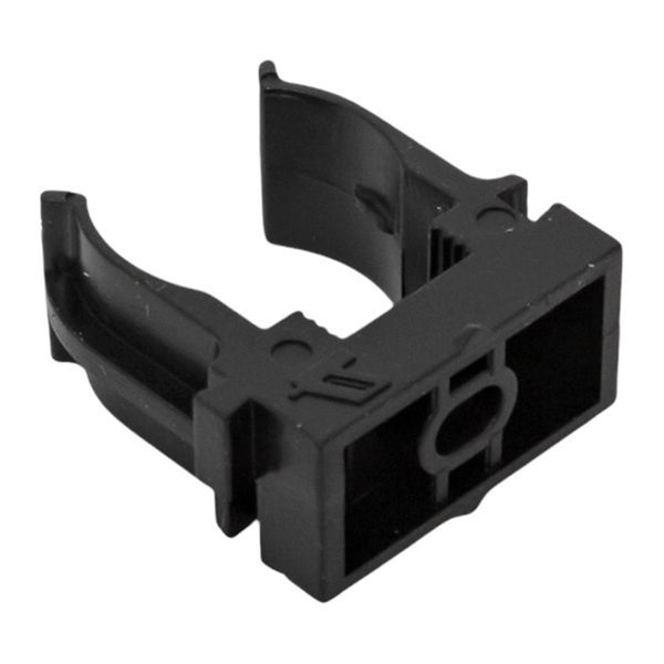  Держатель для труб (клипса) d25мм для монтажн. пистолета черн. (уп.100шт) Plast EKF derjp-z-25-black фото в каталоге от BTSprom.by