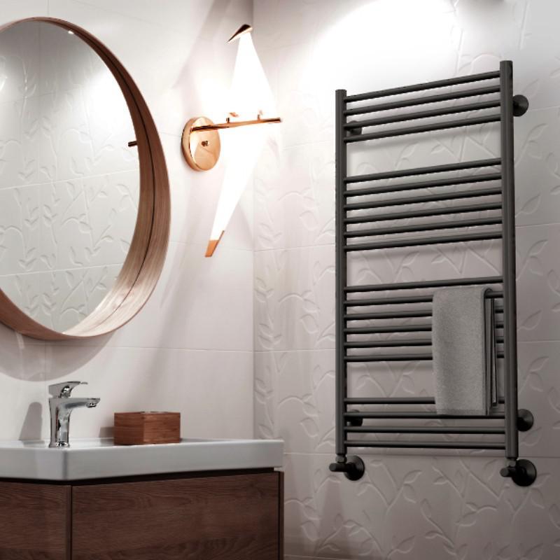  Полотенцесушитель Casa black П14 500х800 электро встроен. диммер Royal Thermo НС-1434004 фото в каталоге от BTSprom.by