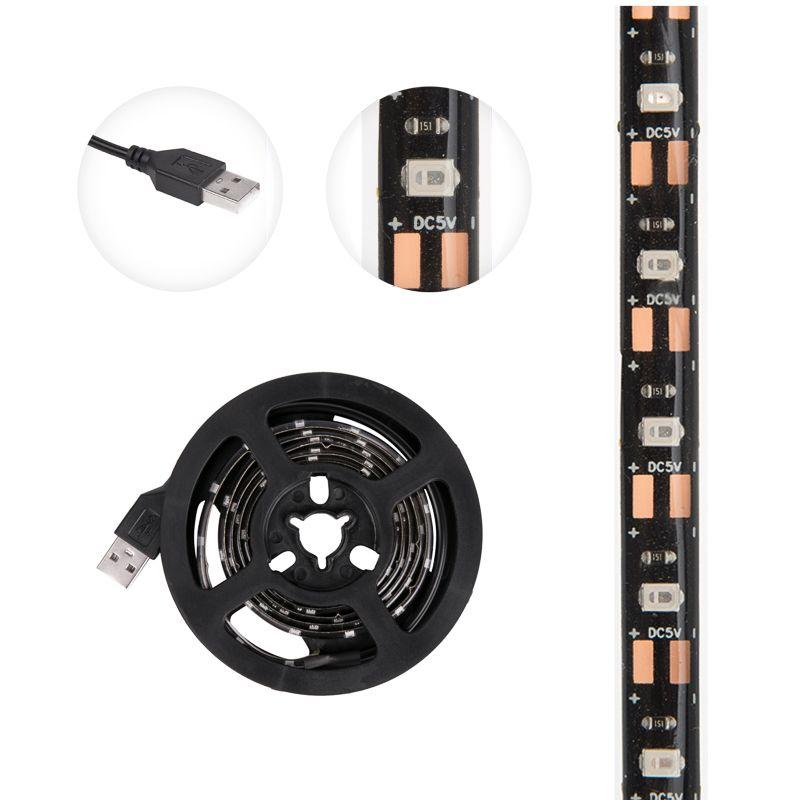  Лента светодиодная с USB коннектором 5В 8мм IP65 SMD 2835 60LED/m желт. Lamper 141-382 фото в каталоге от BTSprom.by