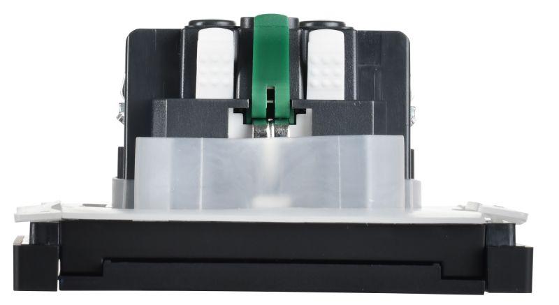  Розетка СП FORTE&PIANO16А IP44 FP119 с заземл. защ. шторки с крышкой безвинт. крепл. черн. IEK FP-R16-16-1-44-K02 фото в каталоге от BTSprom.by