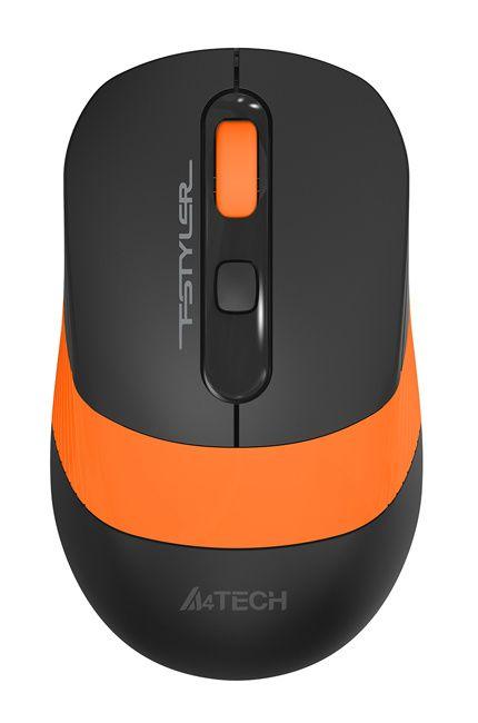 мышь fstyler fg10 черн./оранж. оптическая 2000dpi беспроводная usb 4but fg10 orange a4tech 1147568 от BTSprom.by