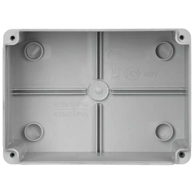  Коробка распаячная ОП 150х110х85 IP55 КМ41262 сер. IEK UKO11-150-110-085-K41-55S фото в каталоге от BTSprom.by