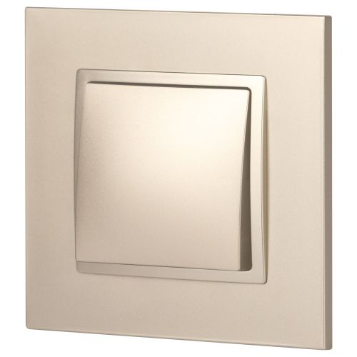  Переключатель 1-кл. СП Elegance 14-1103-04 10А IP20 250В 10AX механизм шампань Эра Б0034226 фото в каталоге от BTSprom.by