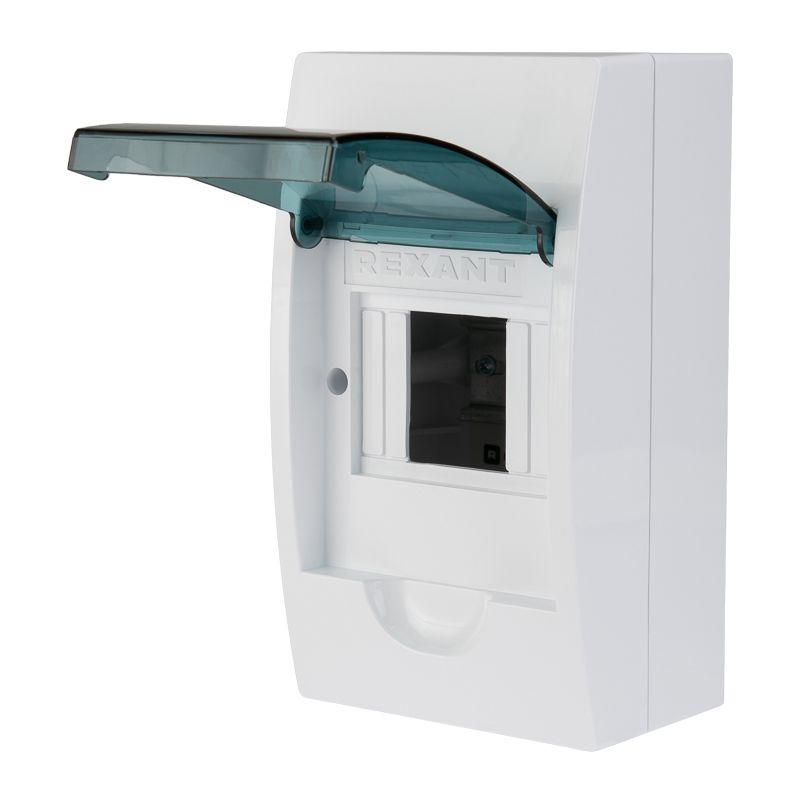  Бокс ЩРН-П-4 IP41 пластик. бел. Rexant 11-0304 фото в каталоге от BTSprom.by