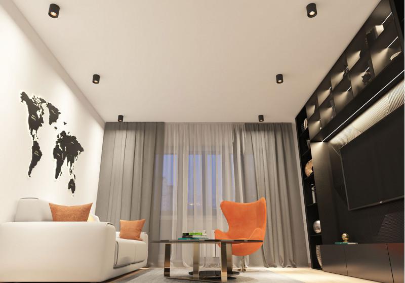  Светильник 10Вт GU5.3 IP20 LED накладной пластик черн./бронз. DENKIRS 631270 фото в каталоге от BTSprom.by