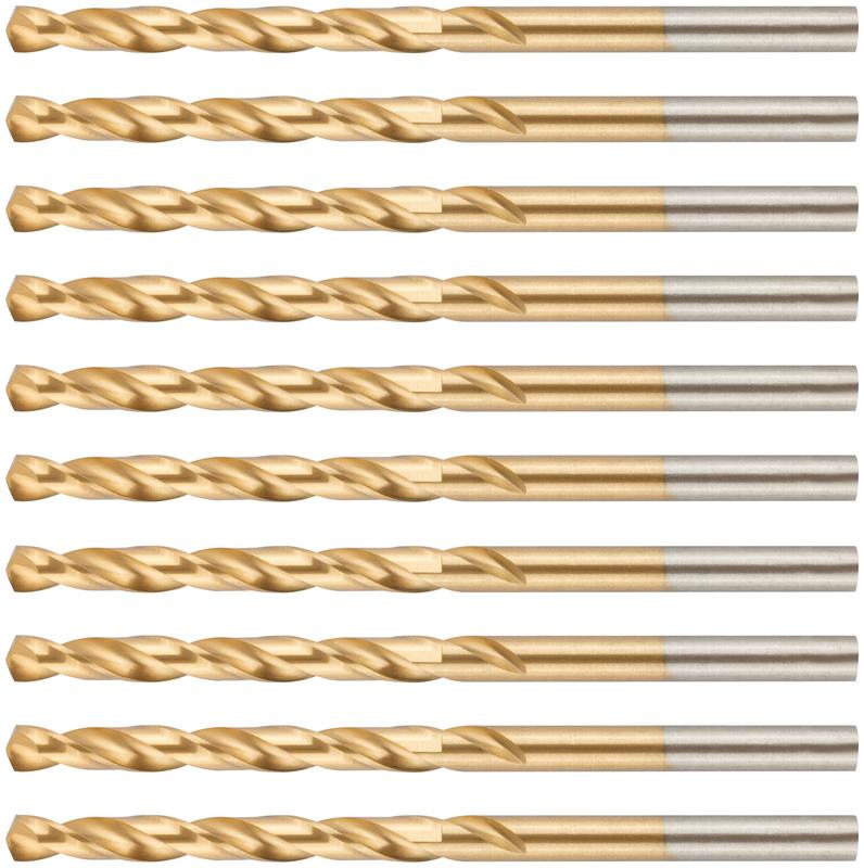  Сверло по металлу Profi с титановым покрытием 4.8х86мм (уп.10шт) Cutop 52-446 фото в каталоге от BTSprom.by