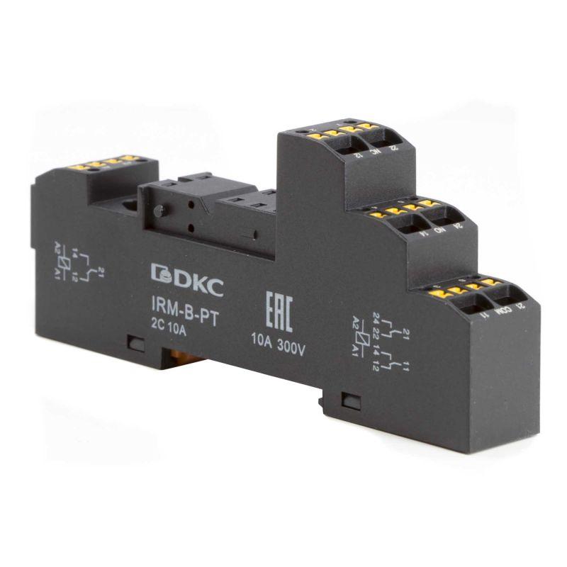 колодка с клеммами push-in для реле irm dkc irm-b-pt от BTSprom.by