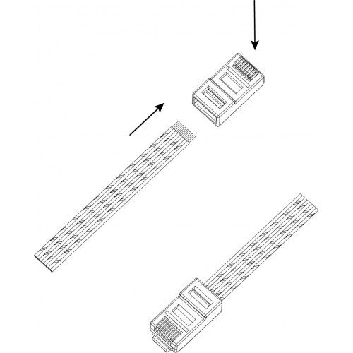  Джек RJ-1 RJ-45 8P8C CAT 5e RJ-1 ЭРА Б0048299 фото в каталоге от BTSprom.by