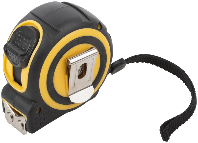  Рулетка Смарт 5мх25мм калибр. лента; нейлон. покрытие; магн. крючок; прорезиненный корпус FIT 17316 фото в каталоге от BTSprom.by