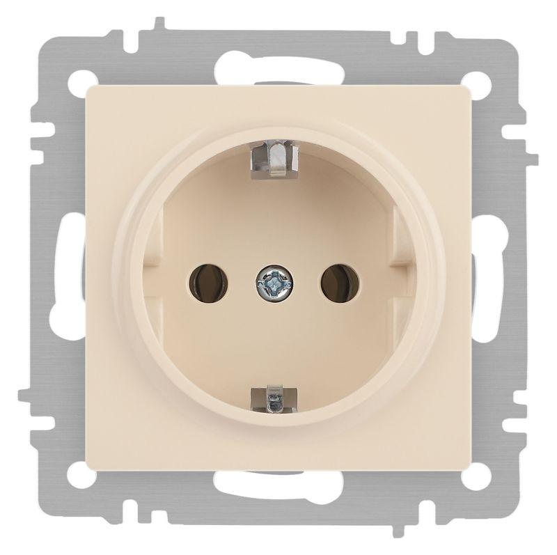 розетка 1-м сп accent 6-202-02 16а ip20 250в 2p+e schuko сл. кость intro б0063683 от BTSprom.by