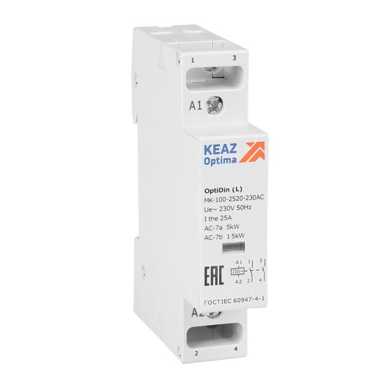 контактор модульный optidin mk-100-2520-230ac (l) кэаз 343730 от BTSprom.by