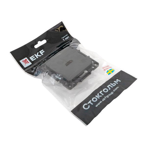  Розетка Стокгольм HDMI механизм черн. EKF EZA00-327-10 фото в каталоге от BTSprom.by
