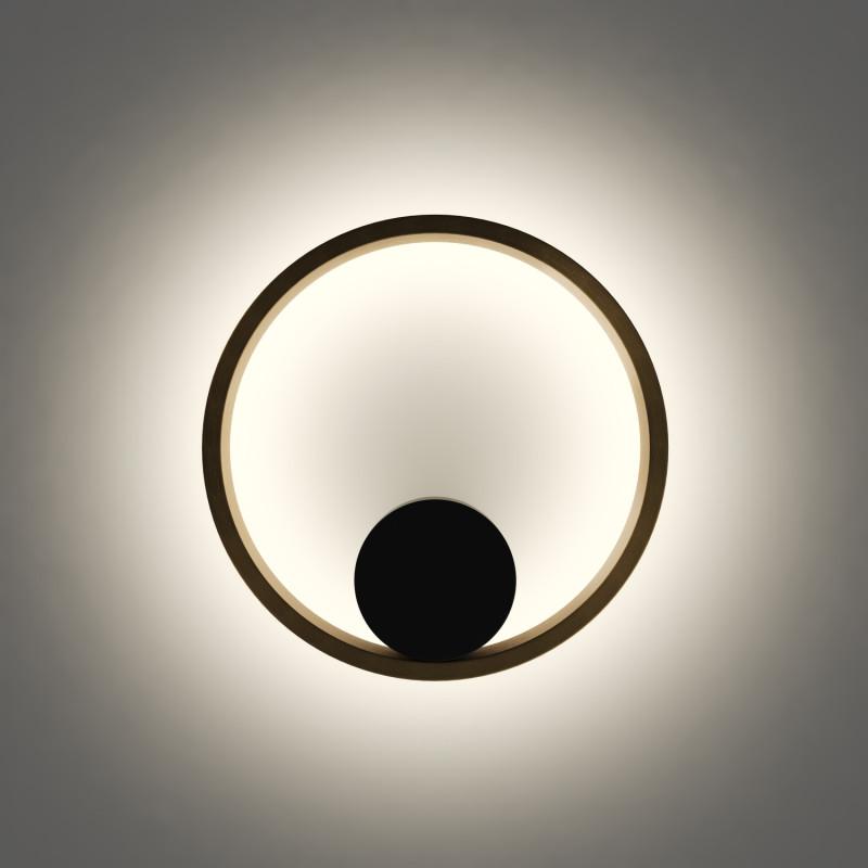  Бра ORBIT 10Вт 3000К IP20 LED алюм. черн./сатинированное зол. DENKIRS 764329 фото в каталоге от BTSprom.by