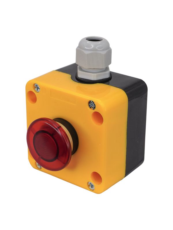 пост управления пку-22-k188f-65у1 1 гриб без фиксации 2нз ip65 красн. электротехник et014862 от BTSprom.by