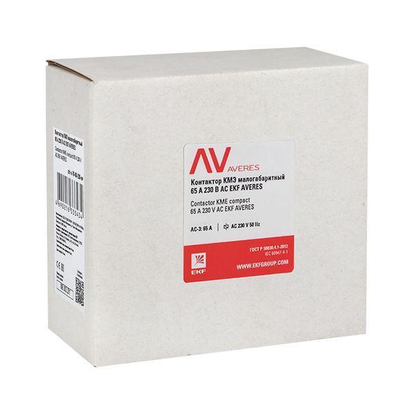  Контактор КМЭ 65А кат. 400В AC AVERES EKF ctr-s-70-00-400-av фото в каталоге от BTSprom.by