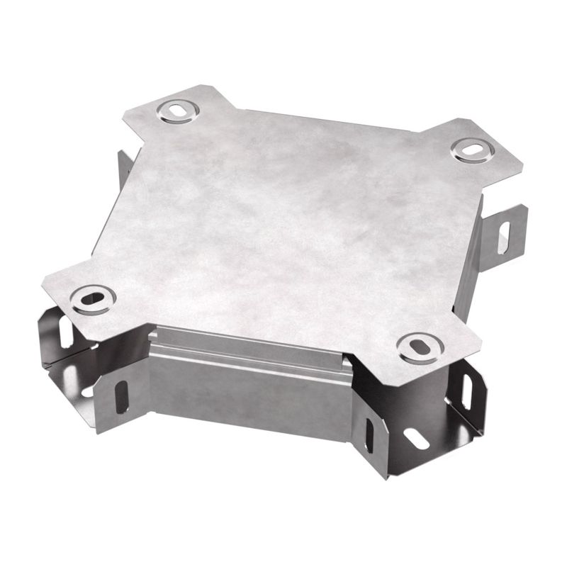 Ответвитель для лотка Х-образный 50х50 с крышкой Стандарт Промрукав PR16.0573 от BTSprom.by