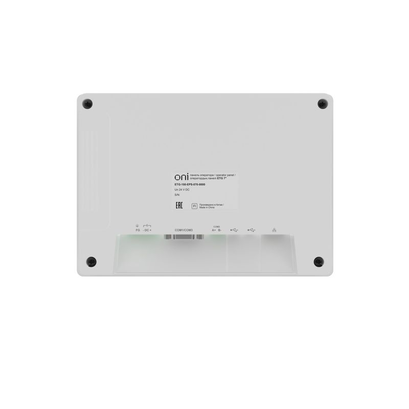  Панель оператора базовая ETG 7дюйм Ethernet ONI ETG-150-EPS-070-0000 фото в каталоге от BTSprom.by