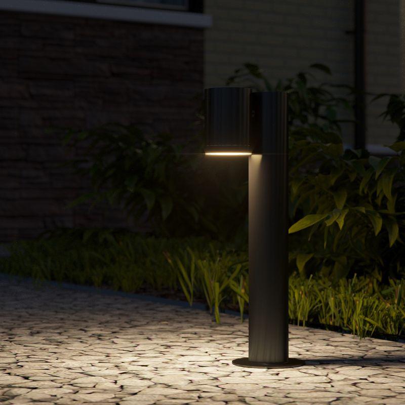  Светильник Sonata 1х35Вт GU10 IP54 170-240В 163х163х440мм НТУ столб садово-парковый GAUSS GD156 фото в каталоге от BTSprom.by