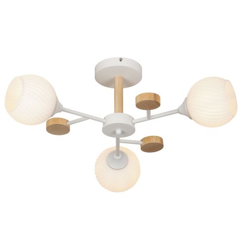  Люстра Chiara 9180-303 60Вт 3хE27 модерн Rivoli Б0068427 фото в каталоге от BTSprom.by