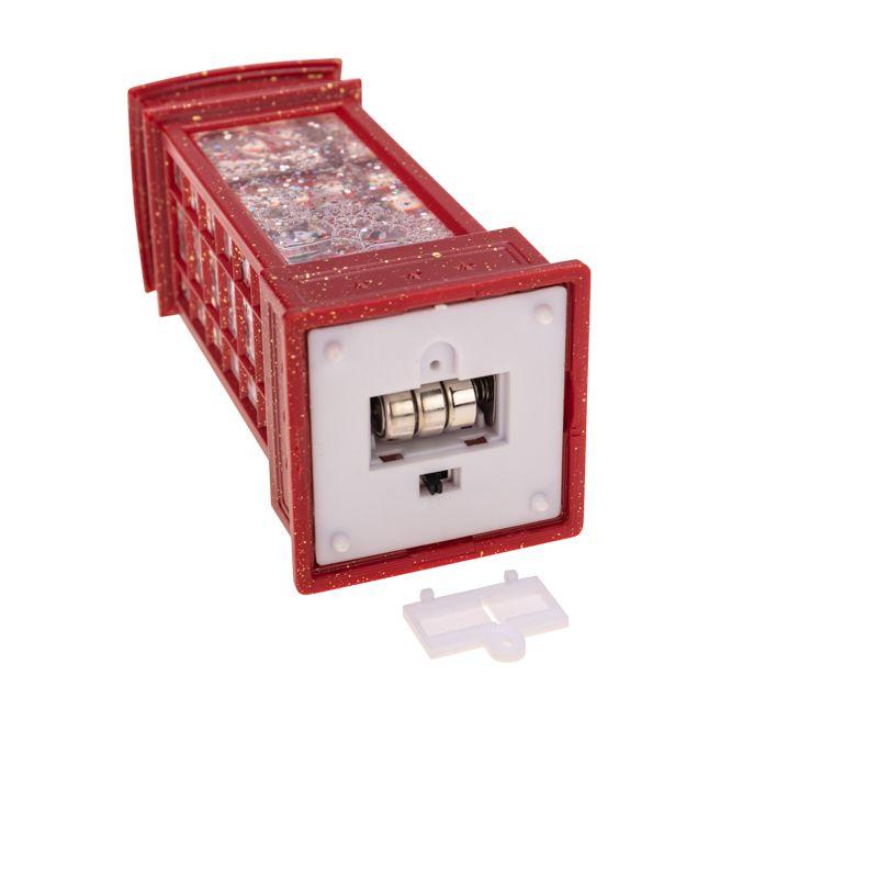  Светильник декоративный (фигура) "Телефонная будка" с эффектом снегопада и подсветкой Neon-Night 501-185 фото в каталоге от BTSprom.by