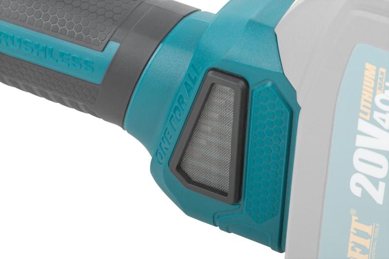  Машина шлифовальная угловая аккумуляторная бесщеточная 20В 3500-8500об/мин; КлК 125мм; 2 частоты вращения; без АКБ FIT 79914 фото в каталоге от BTSprom.by