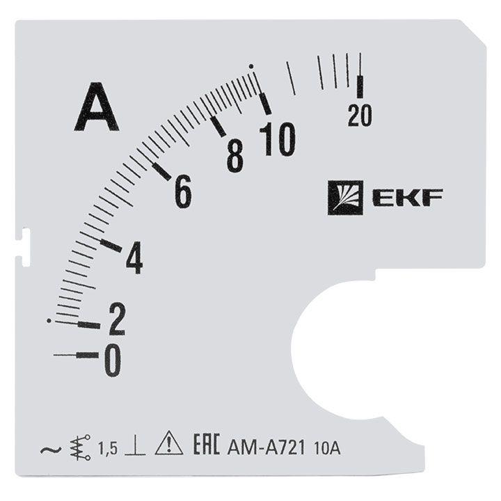шкала сменная для a721 10/5а-1.5 proxima ekf s-a721-10 от BTSprom.by