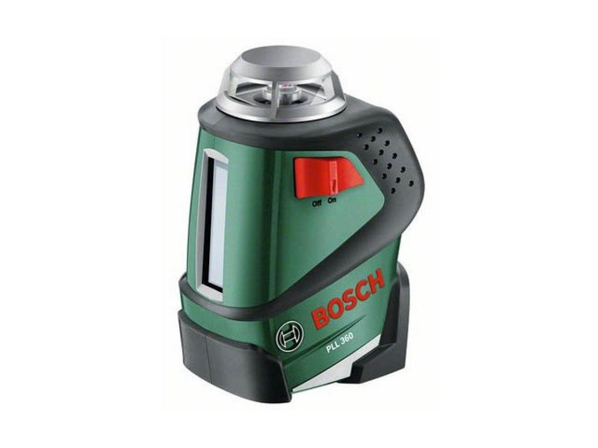 нивелир лазерный линейный bosch pll 360 с держателем в кор. (проекция: крест, 1 плоскость 360°, до 20 м, +/- 8 мм, резьба 1/4") 0603663020 от BTSprom.by