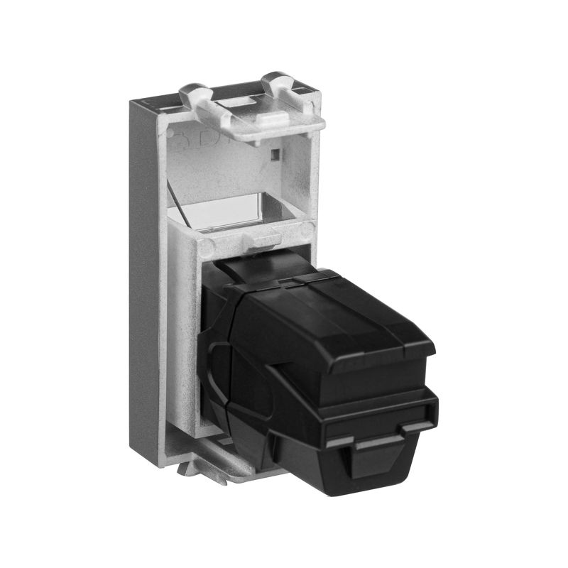  Розетка HDMI 1мод. Avanti "Закаленная сталь" тип А-А модульная DKC 4404251 фото в каталоге от BTSprom.by