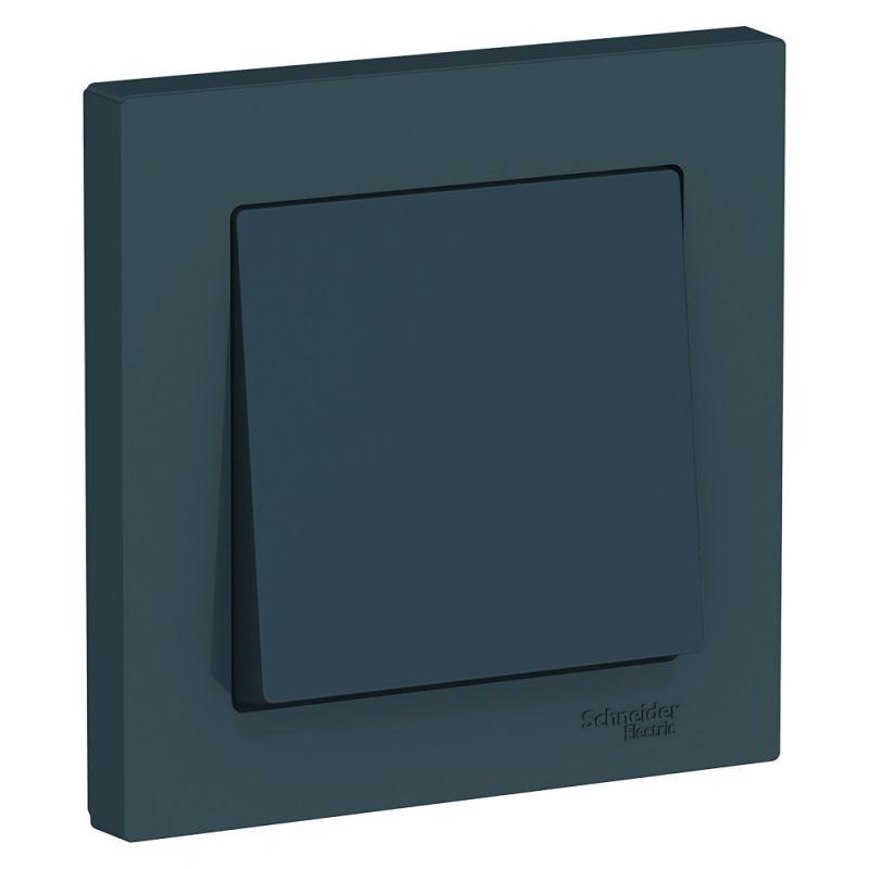 выключатель 1-кл. сп atlasdesign 10а ip20 (сх. 1) 10ax в сборе изумруд se atn000812 от BTSprom.by