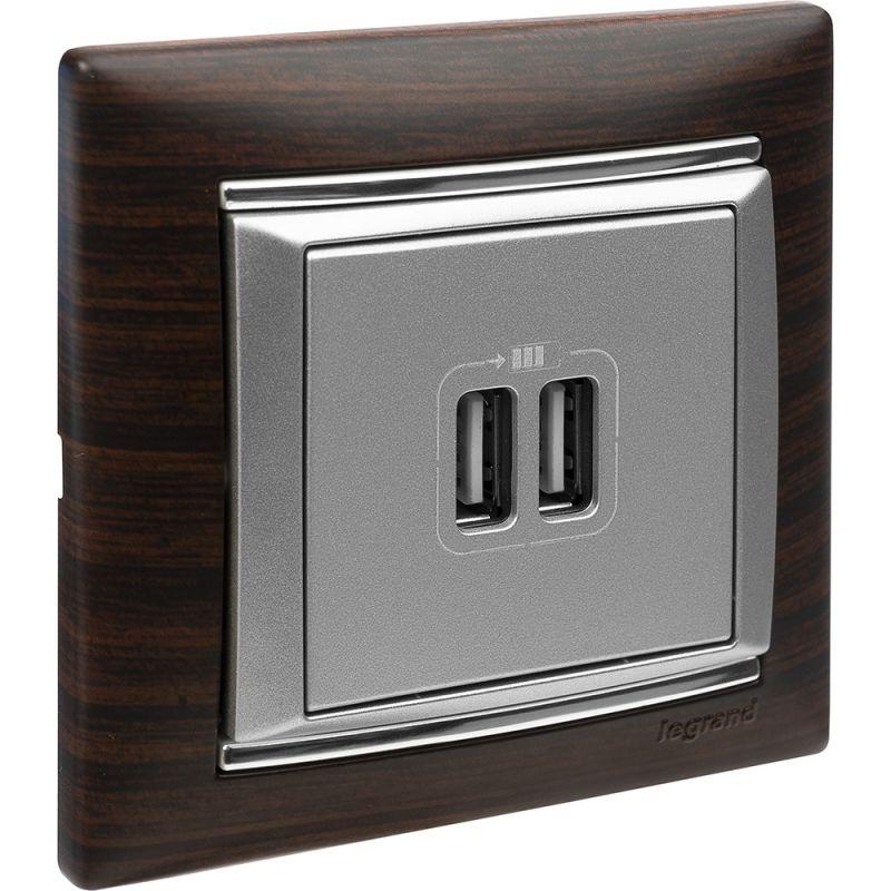  Рамка 1-м Valena темн. дерево/сереб. Leg 770371 фото в каталоге от BTSprom.by