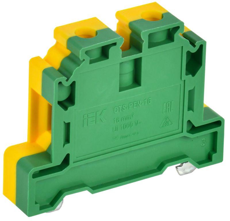 колодка клеммная cts-pen armafix земля 16кв.мм желт./зел. iek yct11-00-k52-016 от BTSprom.by