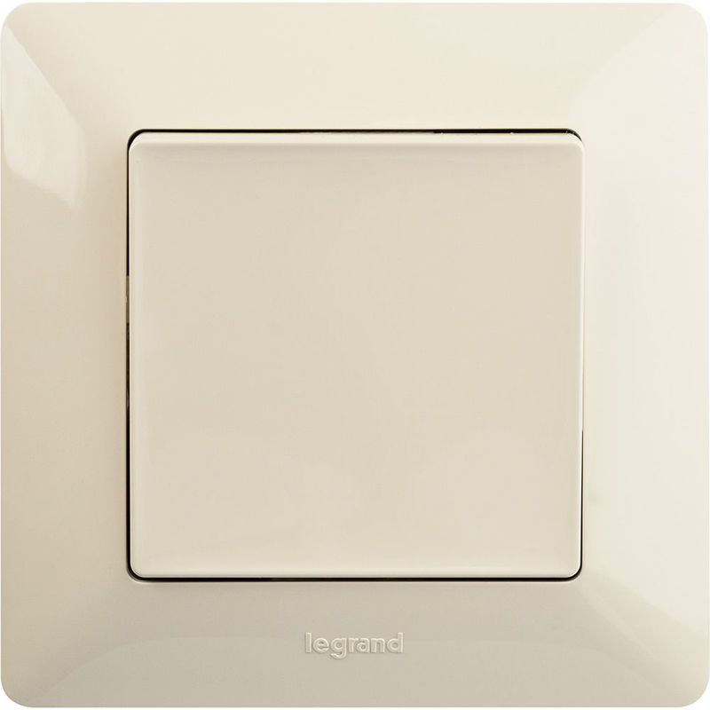 выключатель 1-кл. сп valena life 10а ip20 250в 10ax с лицев. панелью безвинтов. зажимы механизм сл. кость leg 752501 от BTSprom.by