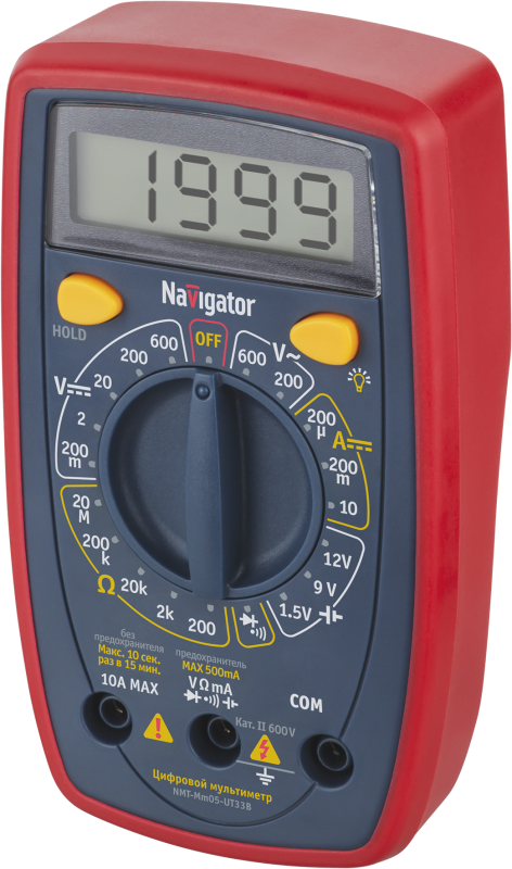 мультиметр 93 579 nmt-mm05-ut33b (ut33b+) navigator 93579 от BTSprom.by
