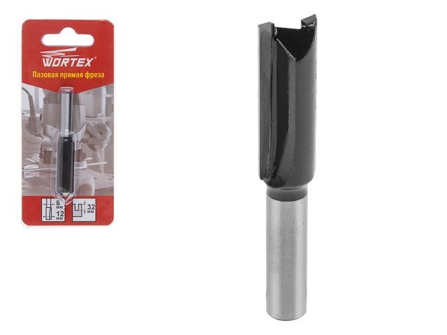 фреза пазовая прямая 12х32 мм wortex mcaa123218 от BTSprom.by