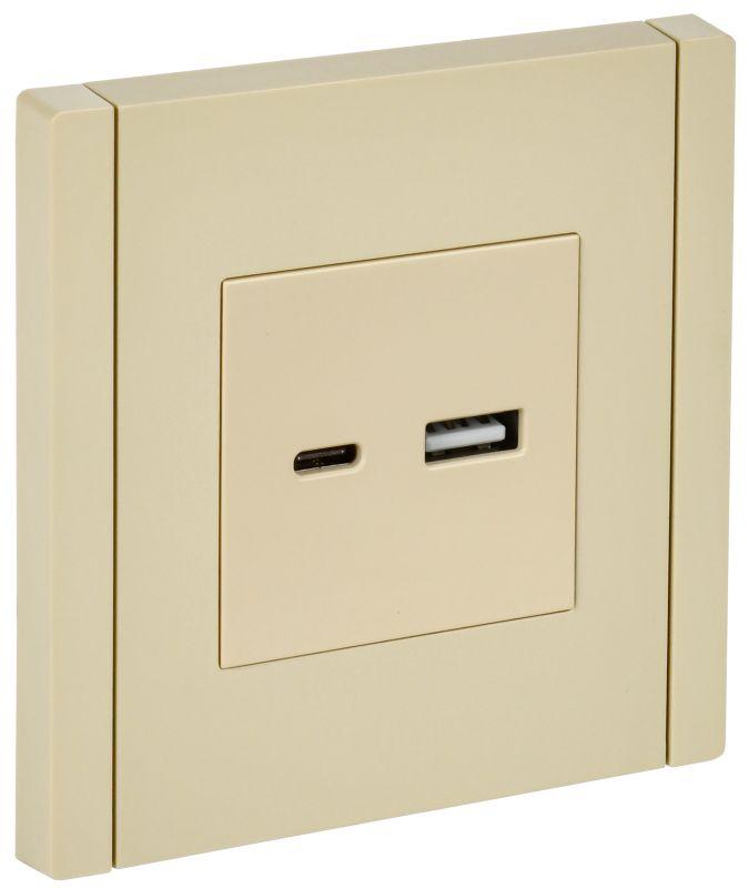 розетка usb a+c 3.1а forte&piano fp450 ваниль iek fp-u22-d31-k10 от BTSprom.by