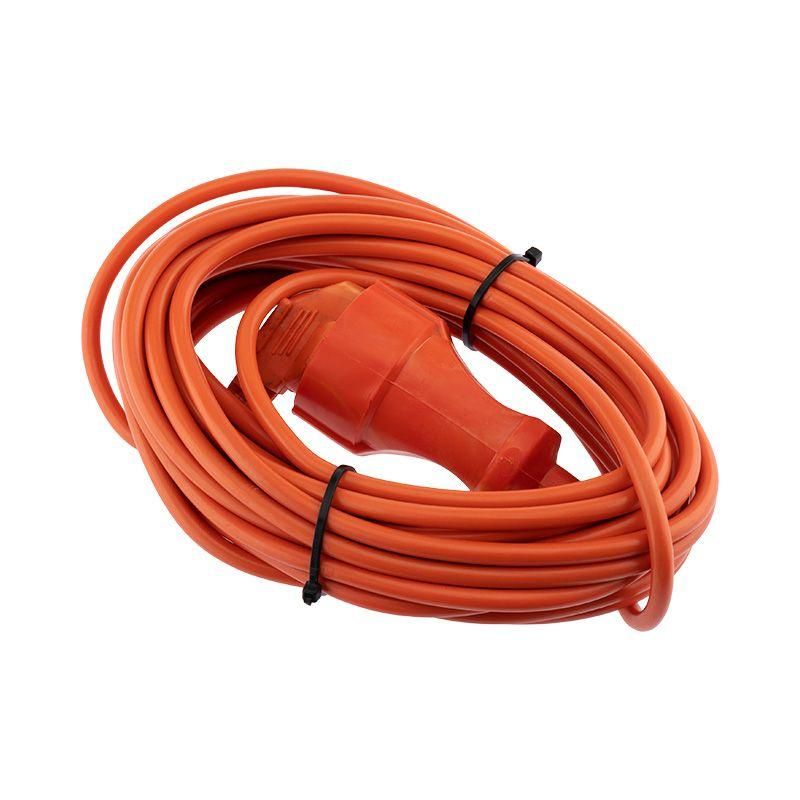 удлинитель-шнур 1х10м с заземл. 6а ip44 1.3квт пвс 3х0.75 оранж. proconnect 11-7108 от BTSprom.by