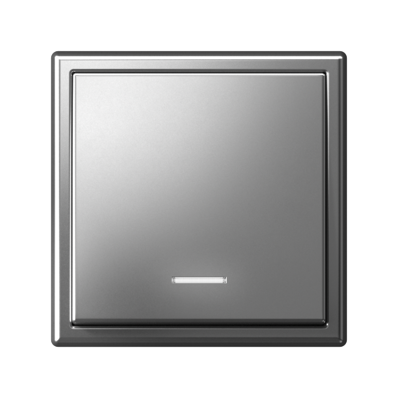  Выключатель 1-кл. ArtGallery 10AX с подсветкой быстрозажим. клем. механизм сталь SE GAL000913S фото в каталоге от BTSprom.by