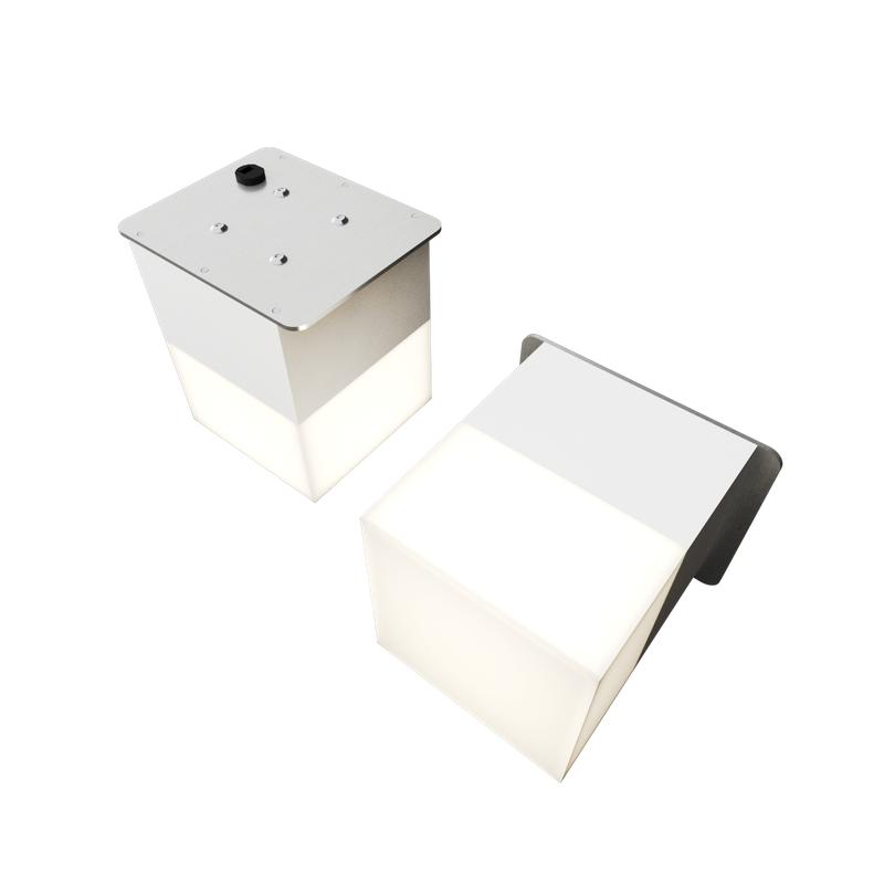 светильник светодиодный rve-lbx-lumo40-plaza7510-2-gr квадрат грильято 2шт 65х65х80мм 10вт встраиваемый 4000к бел. rvelektro rve00003271 от BTSprom.by