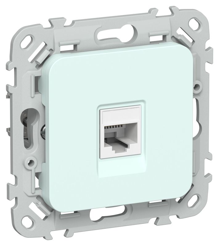 розетка компьютерная сп flite рк5е-1-0-флхл rj45 кат.5e utp механизм холод. лед iek fi-k12-1-k94 от BTSprom.by