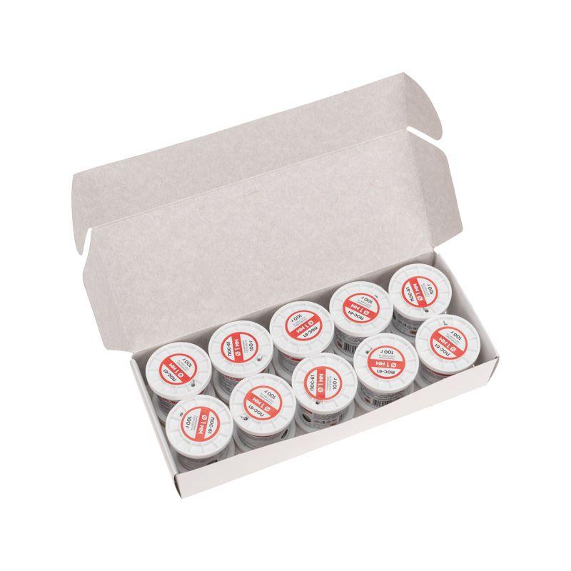  Припой с канифолью ПОС-61 100г d1мм (олово 61% свинец 39%) катушка Rexant 09-3171 фото в каталоге от BTSprom.by