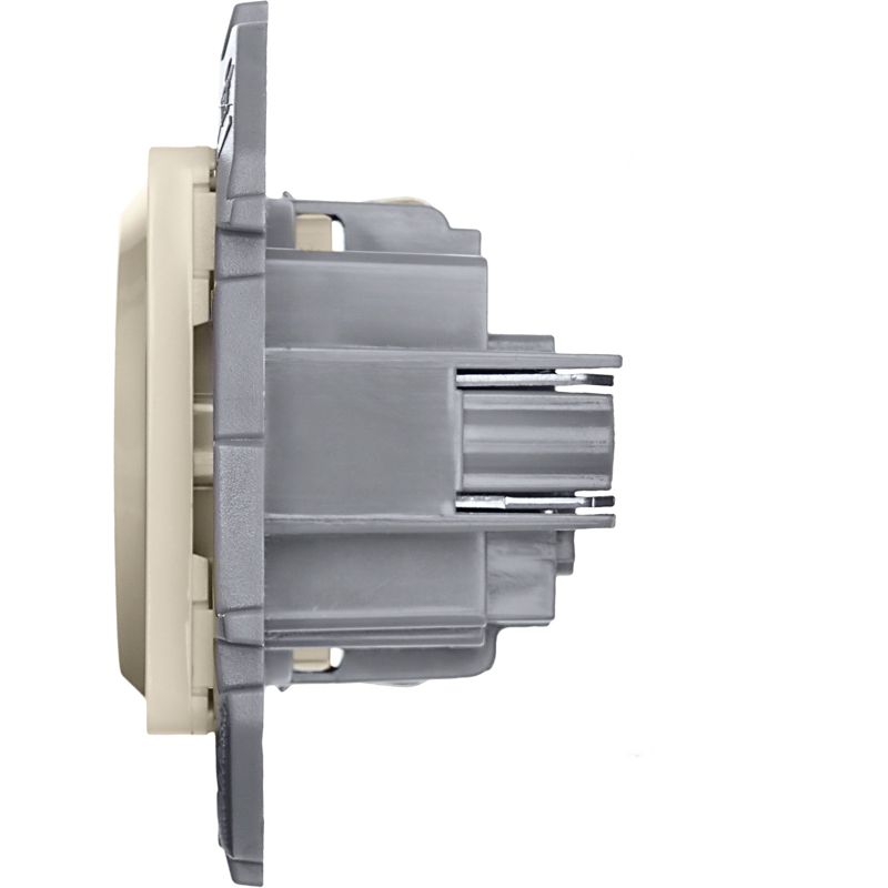  Розетка 1-м СП Inspiria 16А IP20 250В 2P+E защ. шторки немецк. стандарт механизм сл. кость IEK 673731 фото в каталоге от BTSprom.by