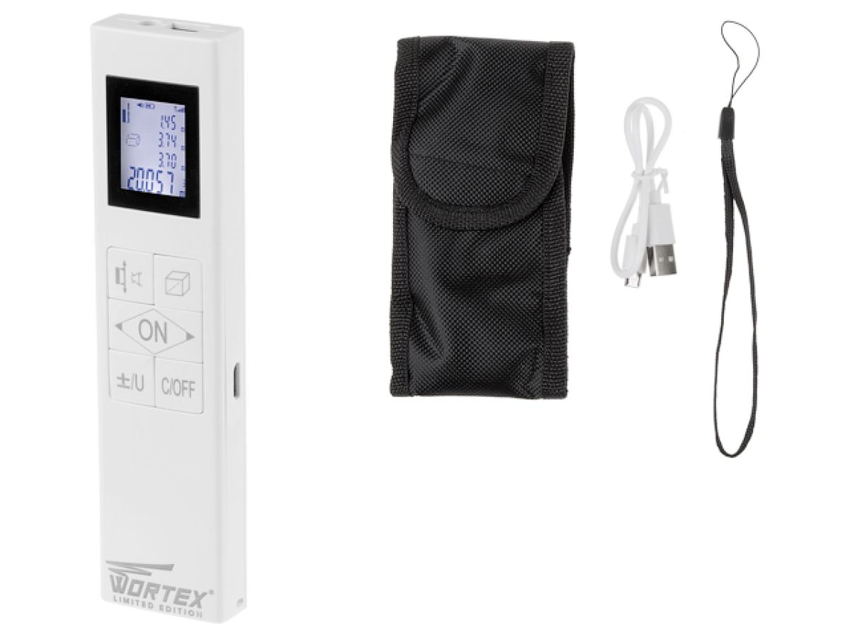 дальномер лазерный wortex lr 8002 в кор. (0.05 - 80 м, двухсторонний лазерный луч) lr800202723 от BTSprom.by