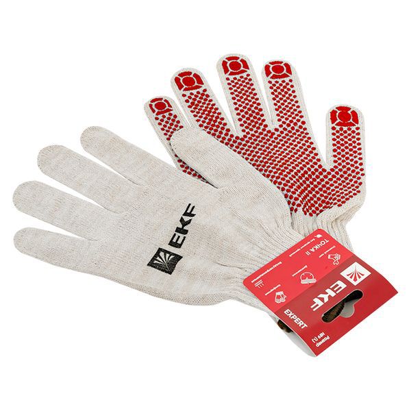  Перчатки рабочие ТОЧКА II с ПВХ-покрытием (10 класс 10 разм) Expert EKF pe13ct-10-pro фото в каталоге от BTSprom.by