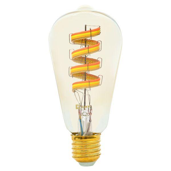 лампа филаментная rgb e27 st64 умная ekf slwf-e27-st64-fil-rgbw от BTSprom.by