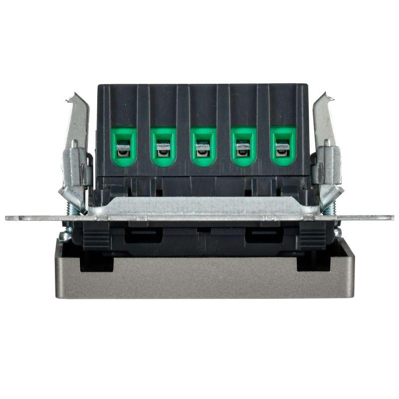  Кнопка звонка BRITE 10А ВС10-1-9-БрС для отелей с индик. механизм сталь IEK BR-V14-2-10-K46 фото в каталоге от BTSprom.by