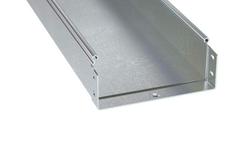 Лоток листовой неперфорированный 600х80 L3000 сталь 1.5мм гор. оцинк. DKC 3506815HDZ от BTSprom.by