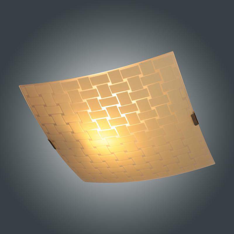  Светильник НПБ 09-60-003 М83 "Плетенка" 300х300 матов. шампань/клипсы штамп метал. (инд. упак.) Элетех 1005205723 фото в каталоге от BTSprom.by